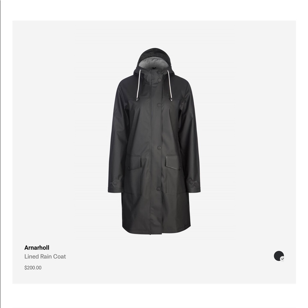 66 North rain jacket